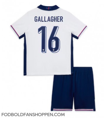 England Conor Gallagher #16 Hjemmebanetrøje Børn EM 2024 Kortærmet (+ Korte bukser)